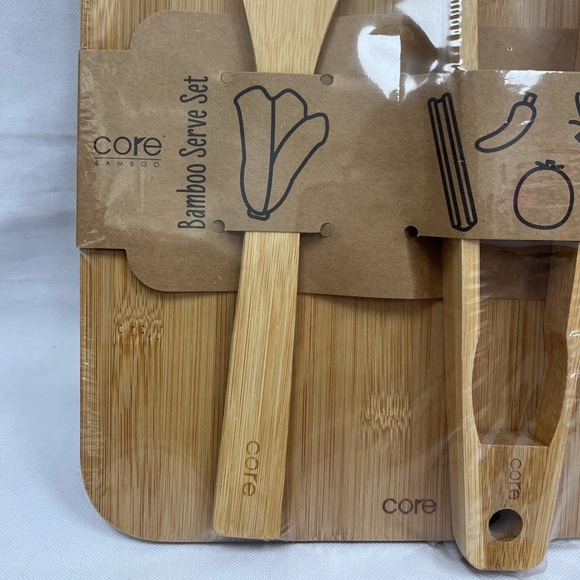 NWT Core Bamboo Bamboo Serving Set - Picture 4 of 5